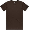 Am image of a Custom AS Colours Men's Staple Tee in Dark Chocolate!