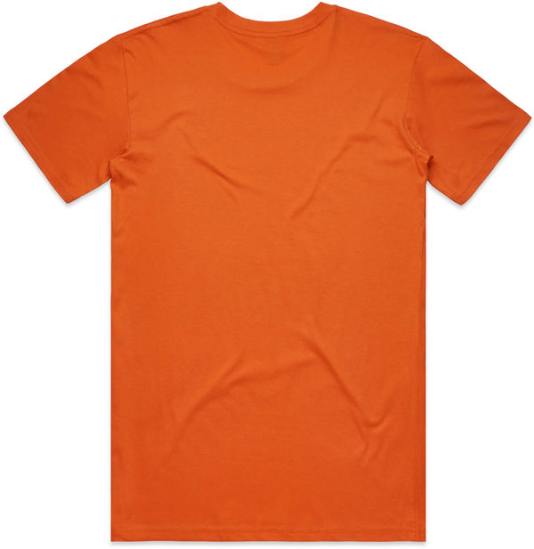 Am image of a Custom AS Colours Men's Staple Tee in Orange!