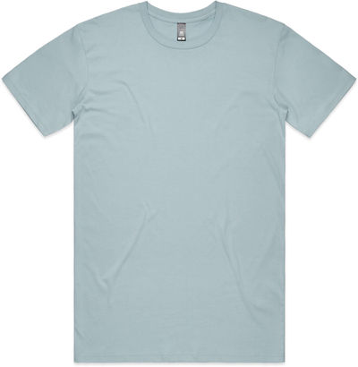 Am image of a Custom AS Colours Men's Staple Tee in Pale Blue!