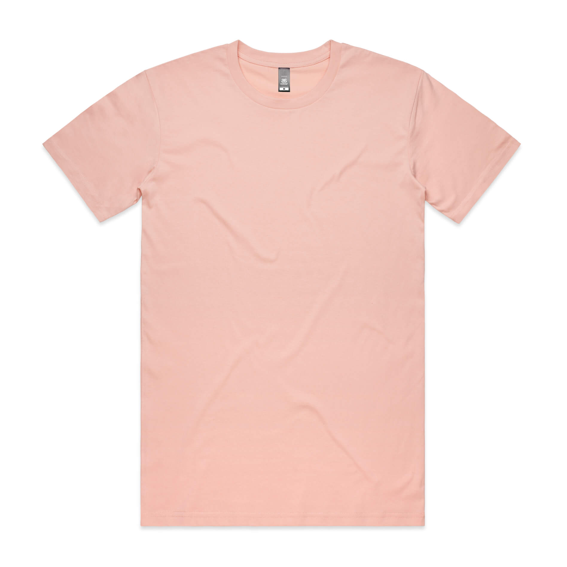 AS Colours Men's Staple Tee in Pale Pink