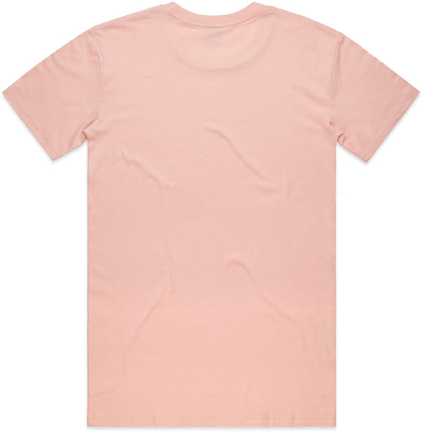 Am image of a Custom AS Colours Men's Staple Tee in Pale Pink!