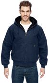 Am image of a Custom Dri Duck Cheyenne Jacket in Navy!