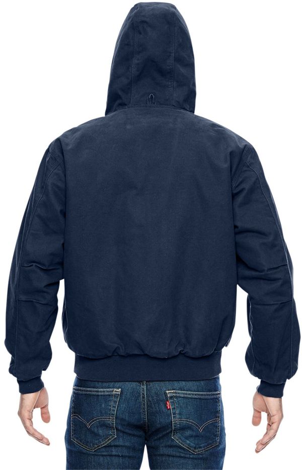 Am image of a Custom Dri Duck Cheyenne Jacket in Navy!