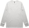 Am image of a Custom AS Colour Mens Staple Long Sleeve Tee in Ash Heather!
