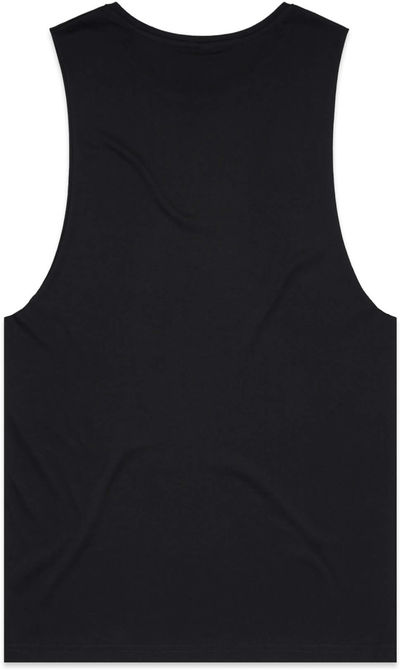 Am image of a Custom AS Colour Men's Barnard Tank in Black!