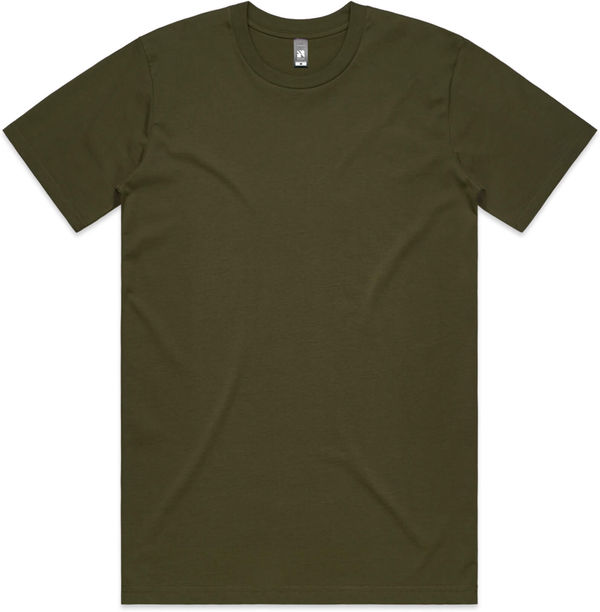Am image of a Custom AS Colour Men's Classic Tee in Army!