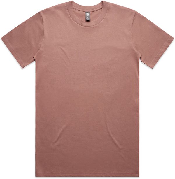Am image of a Custom AS Colour Men's Classic Tee in Hazy Pink!