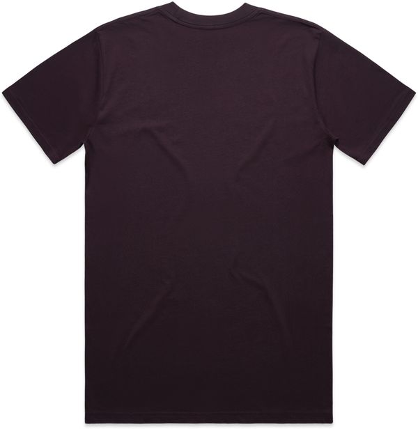 Am image of a Custom AS Colour Men's Classic Tee in Plum!