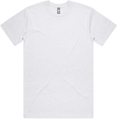 Am image of a Custom AS Colour Men's Classic Tee in White Heather!
