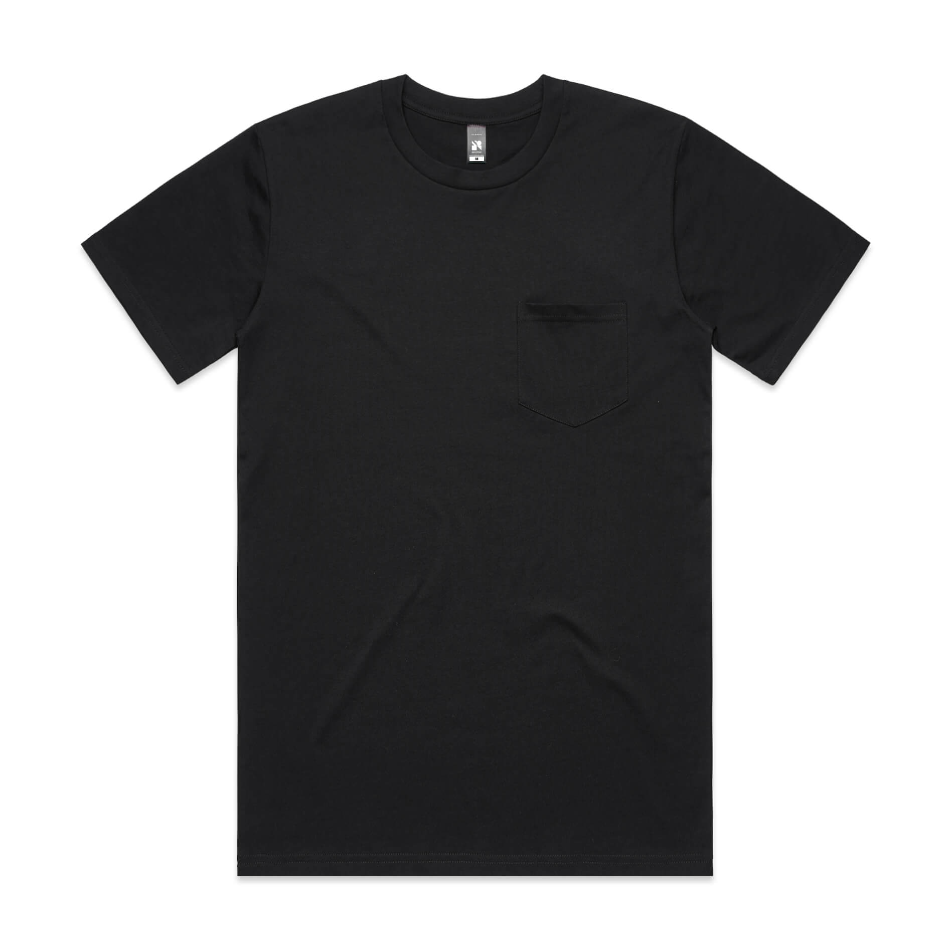 AS Colour Men's Classic Pocket Tee in Black
