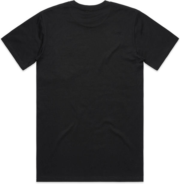 Am image of a Custom AS Colour Men's Classic Pocket Tee in Black!
