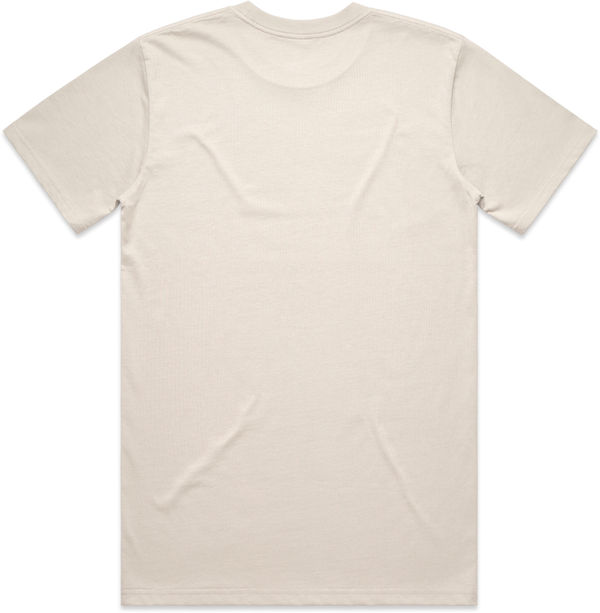 Am image of a Custom AS Colour Men's Classic Pocket Tee in Bone!