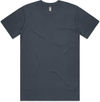 Am image of a Custom AS Colour Men's Classic Pocket Tee in Petrol Blue!
