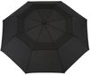 Am image of a Custom 46in Recycled Auto Open Umbrella in Black!
