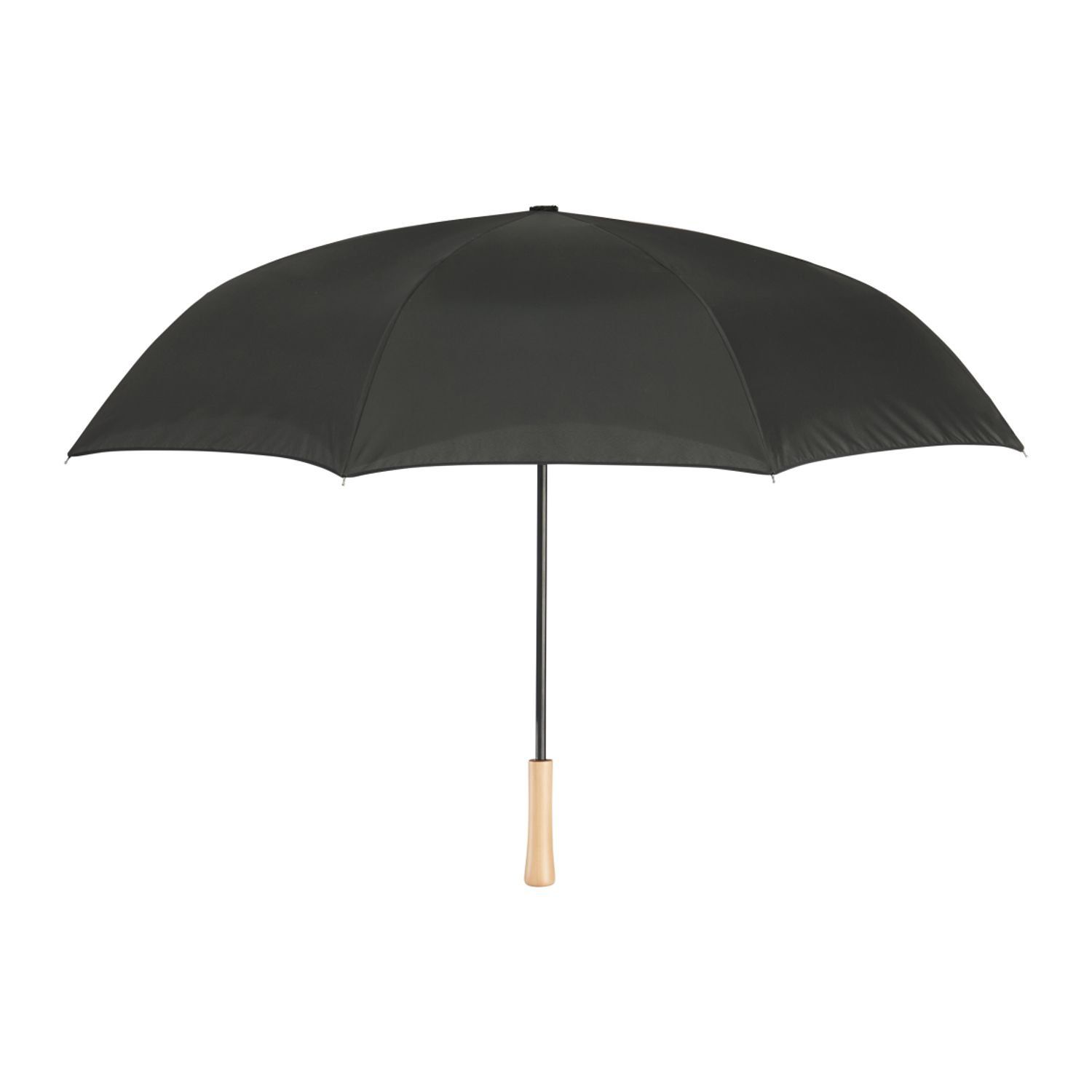 48in Recycled Manual Inversion Umbrella in Black