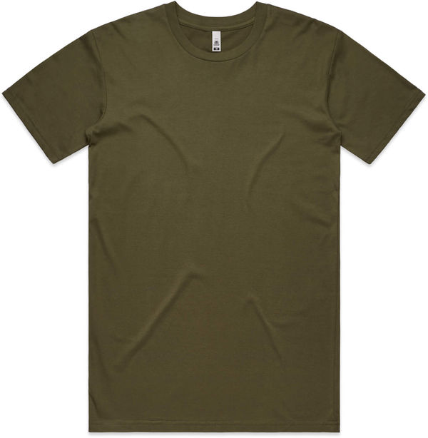 Am image of a Custom AS Colour Men's Basic Tee in Army!