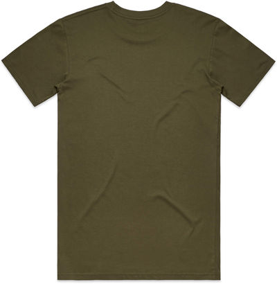 Am image of a Custom AS Colour Men's Basic Tee in Army!