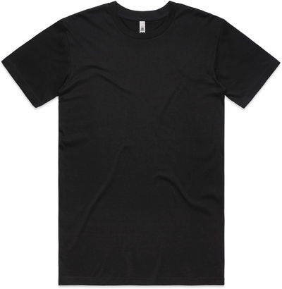 Am image of a Custom AS Colour Men's Basic Tee in Black!