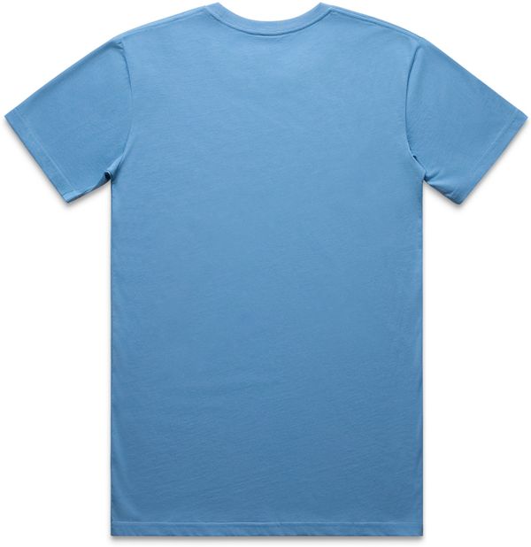 Am image of a Custom AS Colour Men's Basic Tee in Carolina Blue!