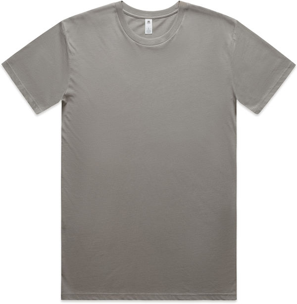 An image of a Custom AS Colour Men's Basic Tee in Granite!