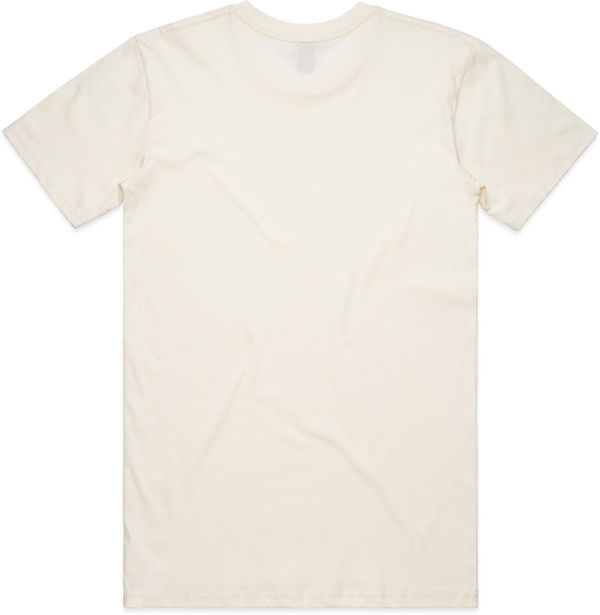 Am image of a Custom AS Colour Men's Basic Tee in Natural!