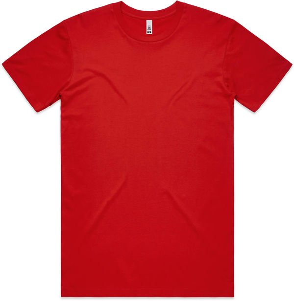 Am image of a Custom AS Colour Men's Basic Tee in Red!