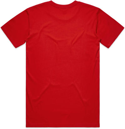Am image of a Custom AS Colour Men's Basic Tee in Red!