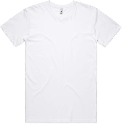 Am image of a Custom AS Colour Men's Basic Tee in White!