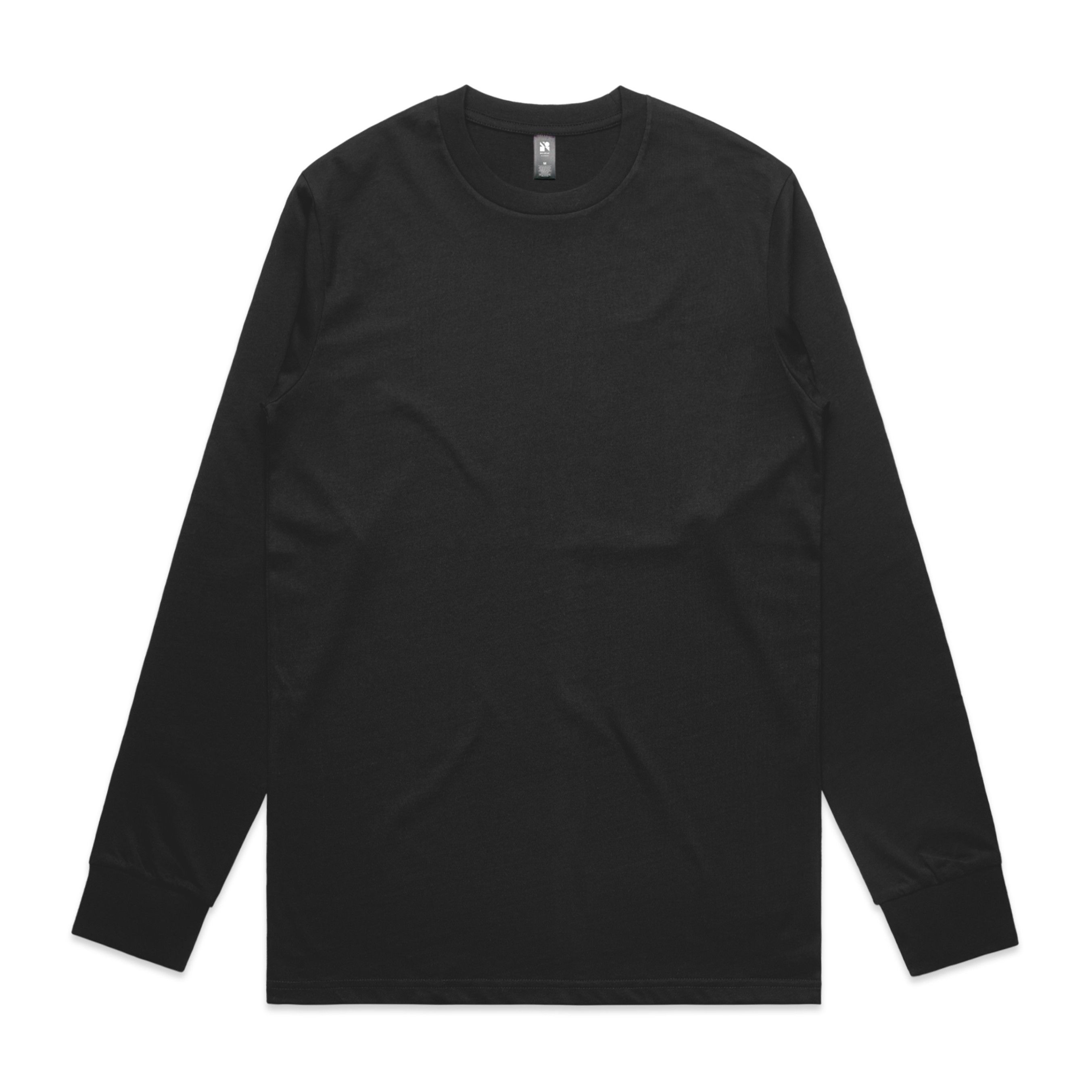 AS Colour Mens Classic Long Sleeve Tee in Black