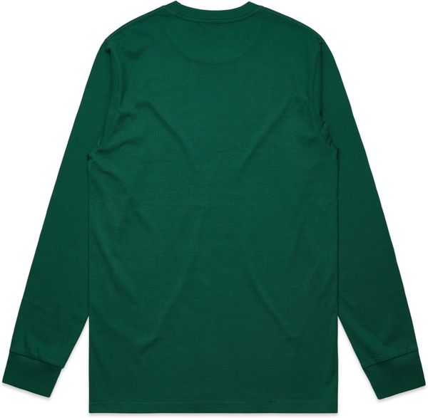An image of a Custom AS Colour Mens Classic Long Sleeve Tee in Jade!