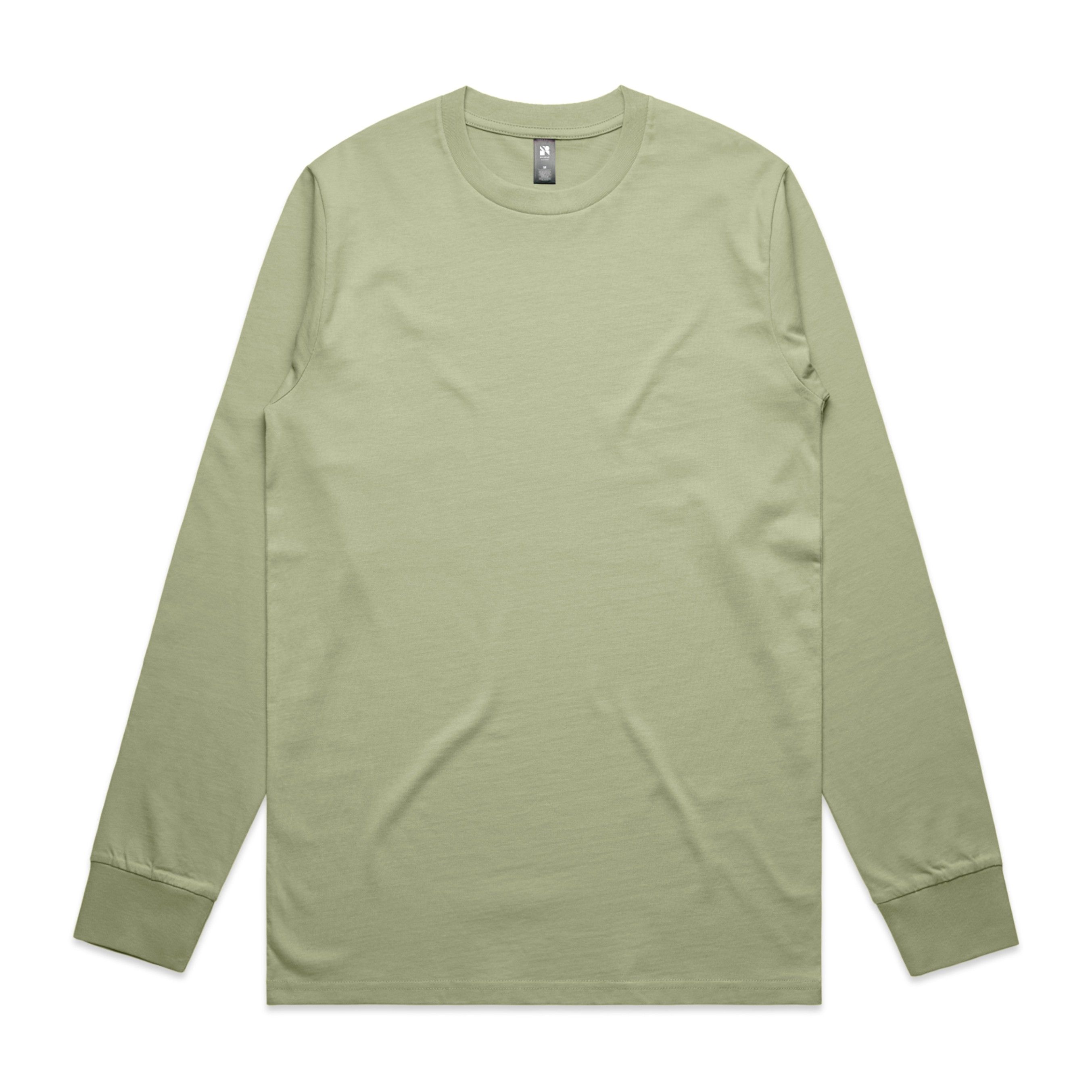AS Colour Mens Classic Long Sleeve Tee in Pistachio