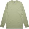 Am image of a Custom AS Colour Mens Classic Long Sleeve Tee in Pistachio!