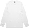 Am image of a Custom AS Colour Mens Classic Long Sleeve Tee in White!