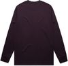 Am image of a Custom AS Colour Mens Classic Long Sleeve Tee in Plum!
