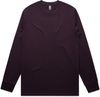 Am image of a Custom AS Colour Mens Classic Long Sleeve Tee in Plum!