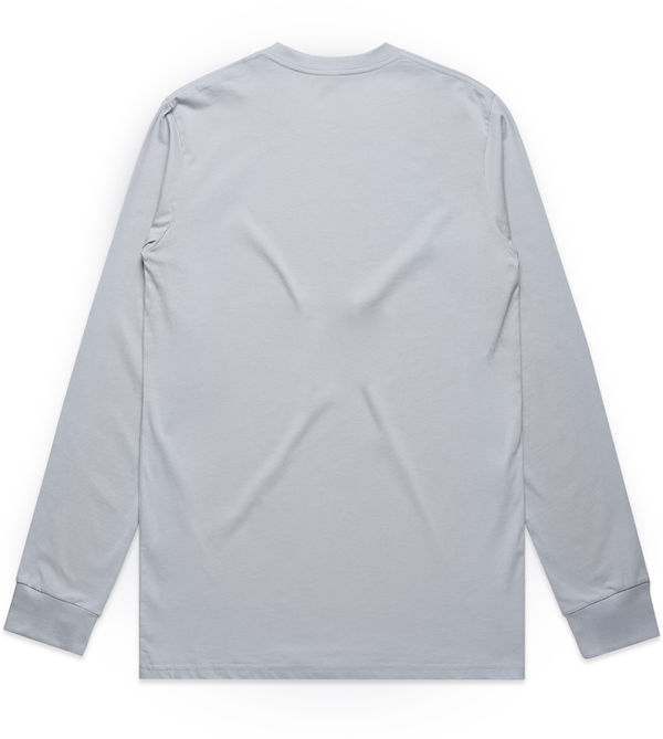 An image of a Custom AS Colour Mens Classic Long Sleeve Tee in Powder!