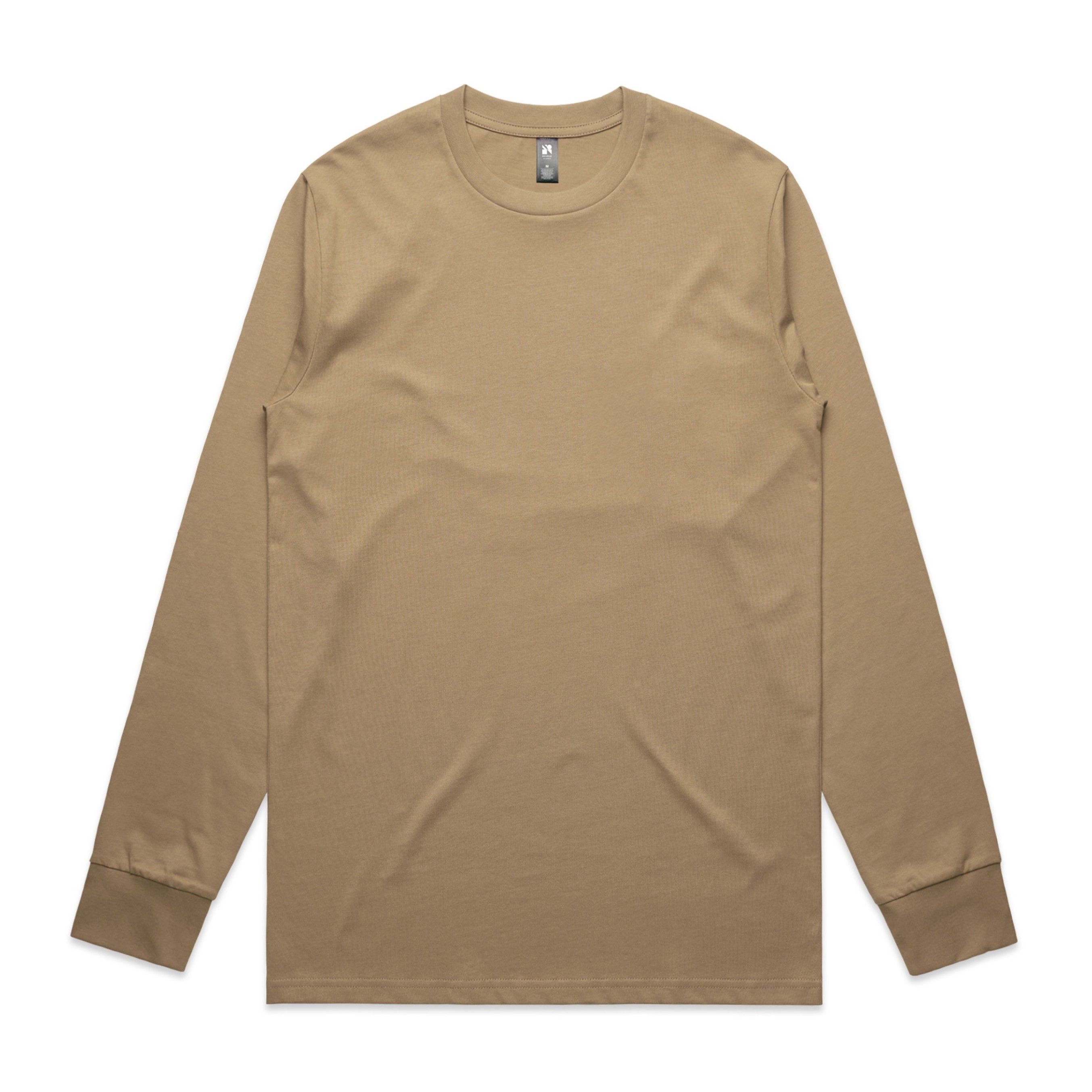 AS Colour Mens Classic Long Sleeve Tee in Sand