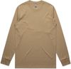 Am image of a Custom AS Colour Mens Classic Long Sleeve Tee in Sand!