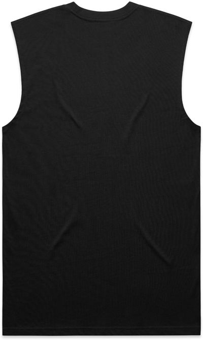 Am image of a Custom AS Colour Mens Classic Tank in Black!