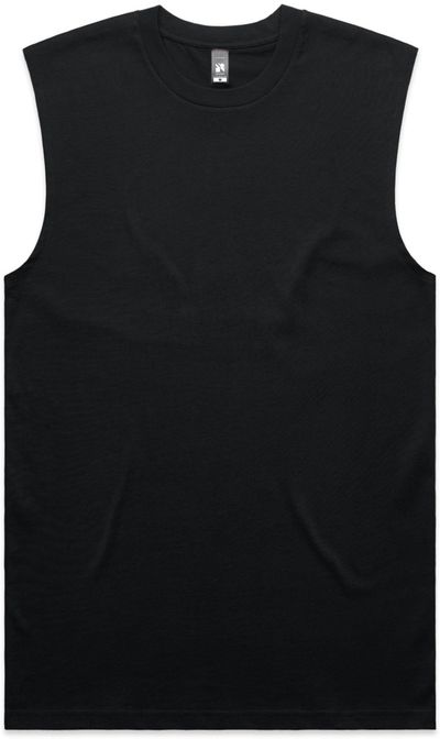 Am image of a Custom AS Colour Mens Classic Tank in Black!