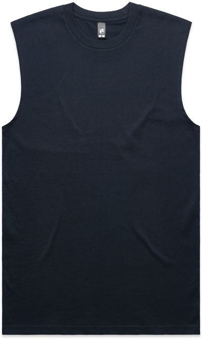 Am image of a Custom AS Colour Mens Classic Tank in Navy!