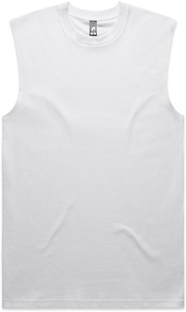 Am image of a Custom AS Colour Mens Classic Tank in White!