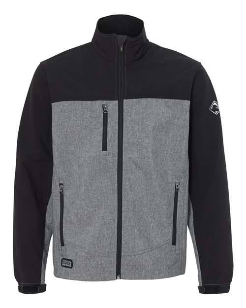 Dri Duck Motion Soft Shell Jacket in Black Heather/Black