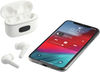 Am image of a Custom Solekick True Wireless Auto Pair Earbuds in White!