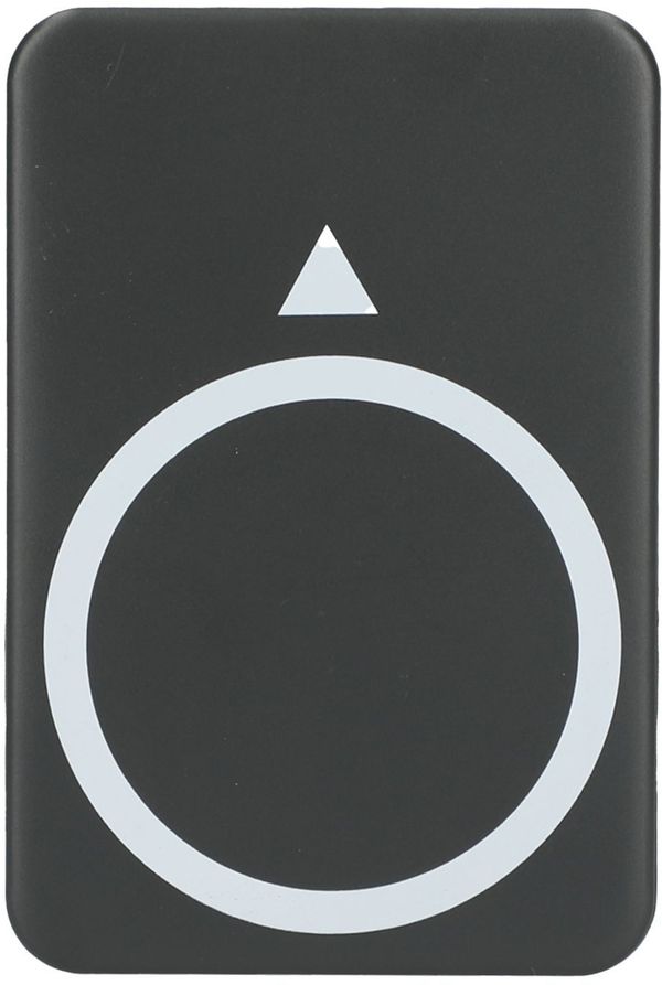 Am image of a Custom Solekick™ MagClick™ 5000 mAh Wireless Power Bank in Dark Grey!