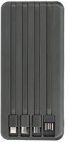 Am image of a Custom Solekick MagClick 10000 15W Wireless Power Bank in Dark Gray!