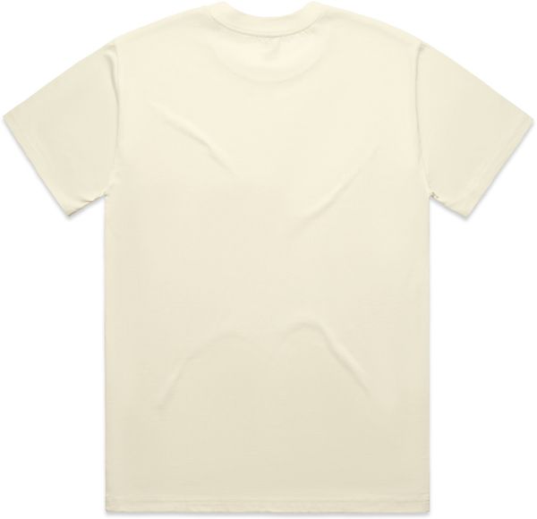 Am image of a Custom AS Colour Mens Heavy Tee in Butter!