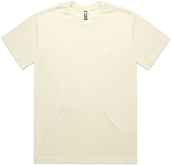 Am image of a Custom AS Colour Mens Heavy Tee in Butter!