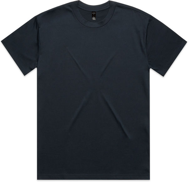 Am image of a Custom AS Colour Mens Heavy Tee in Navy!
