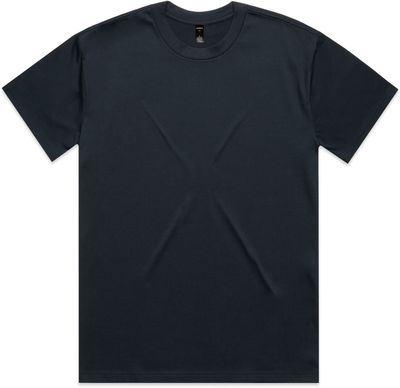 Am image of a Custom AS Colour Mens Heavy Tee in Navy!
